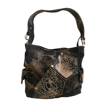 Sötét szürke farmertáska