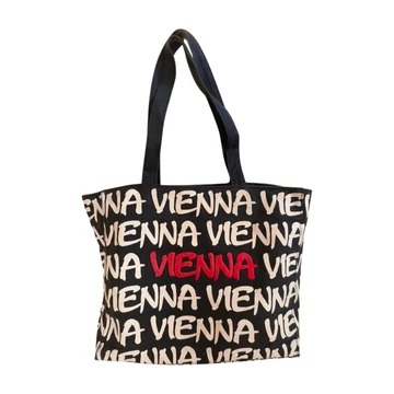 Vienna fekete vászontáska