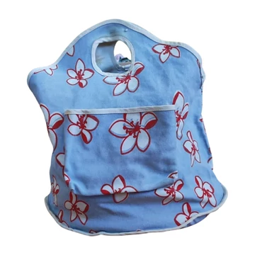 Tchibo világoskék vastag vászontáska