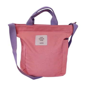 Living Traveling Share rózsaszín vászontáska