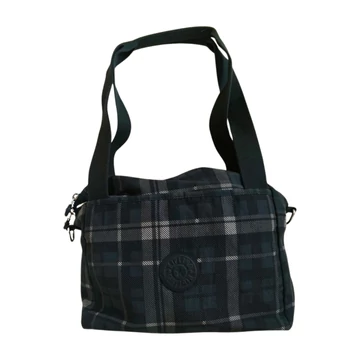 Kipling szürke kockás válltáska