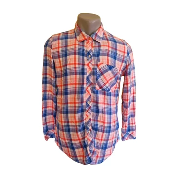 Gap rózsaszín és kék kockás férfi ing (méret: S)