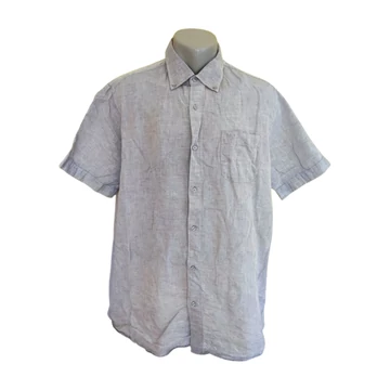 Franco Bettoni szürke rövid ujjú férfi ing (méret: XL)