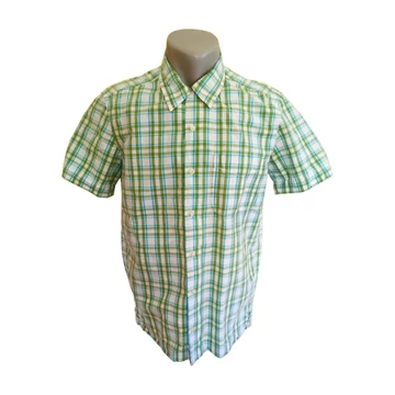 H&M zöld kockás rövid ujjú férfi ing (méret: S)
