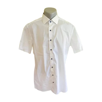 Eterna fehér slim rövid ujjú férfi ing