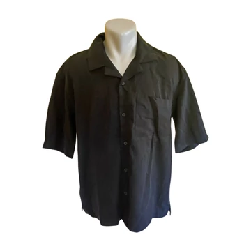 Zara fekete rövid ujjú férfi ing