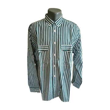 Van Laack zöld csíkos férfi ing (méret: L)