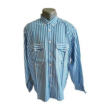 Van Laack kék csíkos férfi ing (méret: L)
