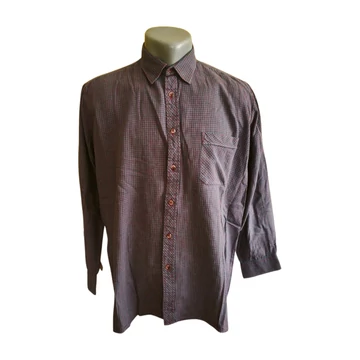 Dreipunkt bordó kockás férfi ing (méret: L)