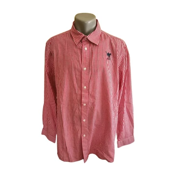 Vinson Polo Club piros kockás férfi ing (méret: XXL)