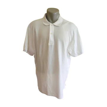 C&A fehér galléros póló (méret: XL)