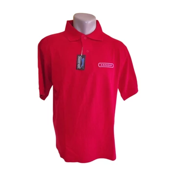 Slazenger piros galléros férfi póló