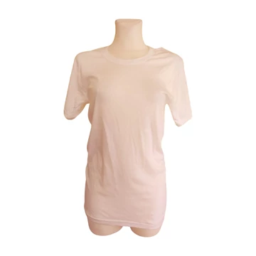 Fehér feliratos női pamut póló (méret: XL)