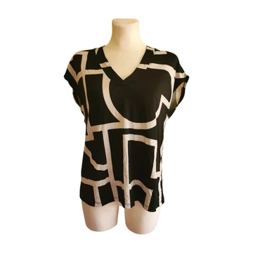 Amisu fekete és fehér mintás női felső