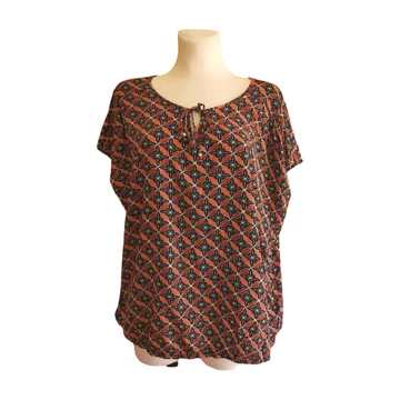 Laura Torelli barna mintás női felső 