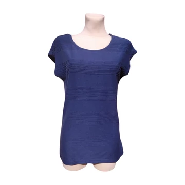 Christian Berg sötétkék bordázott női felső