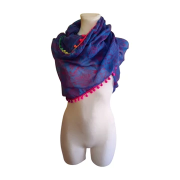 Carpisa kék bojtos női csősál