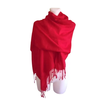 Piros női vékony sál