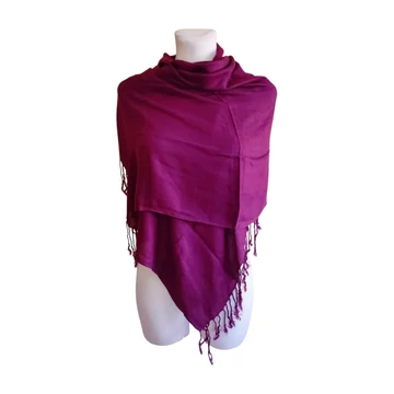 Pashmina lila női sál
