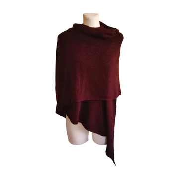 Comma barna vastag női kendő