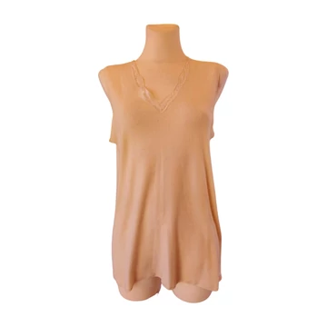 Medima bézs színű angora női trikó (méret: XL)