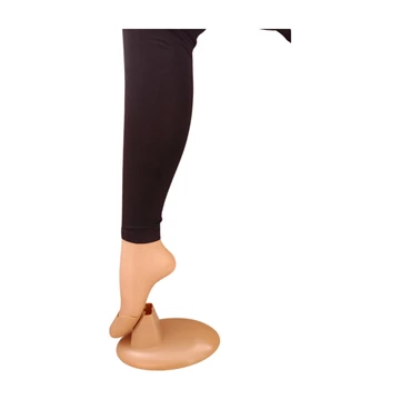 Fekete lábfej nélküli női harisnya