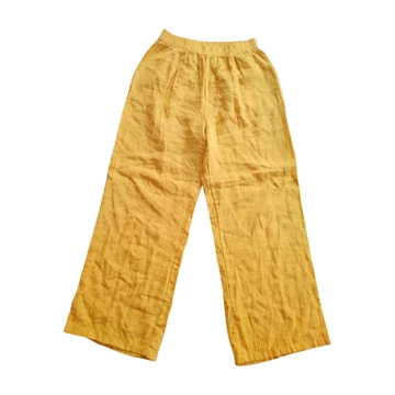 Motel sárga női vászon nadrág (méret: L)