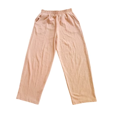 Bézs színű vékony női nadrág (méret: M)