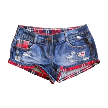 Denim Co. sötétkék farmer női rövidnadrág (méret: 40)