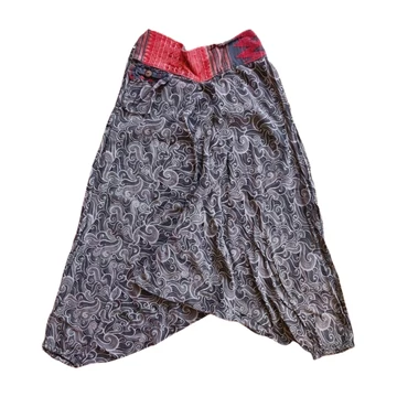 Szürke mintás női háremnadrág (méret: L)