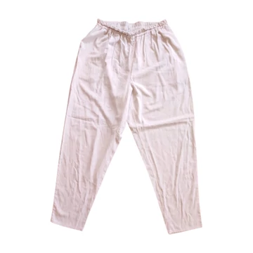 Ulla Popken tört fehér vékony női nadrág