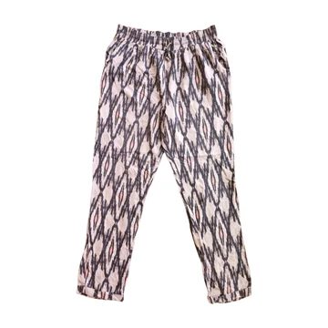 Only szürke mintás vékony női nadrág (méret: 40)