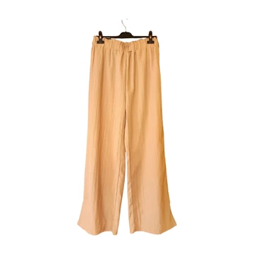 Shein bézs színű vékony női nadrág 
