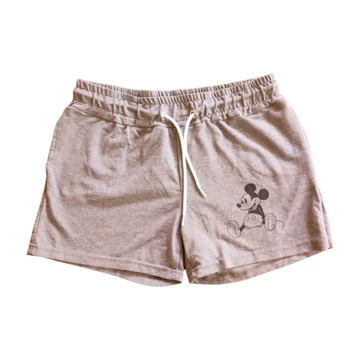 Ribara szürke Mickey Mouse mintás női rövidnadrág (méret: L)