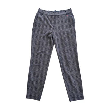 Invisible szürke kockás női szövetnadrág (méret: 40/M)