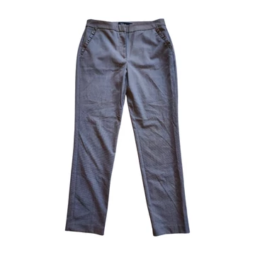 Zara barna tyúkláb mintás női szövetnadrág