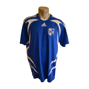 Adidas kék férfi sport mez (méret: L)