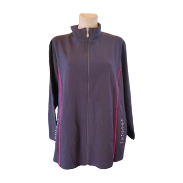 Catamaran sötétkék cipzáras női sport pulóver (méret: 48/50/XL)