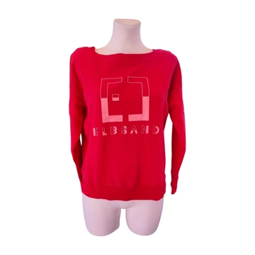 Elbsand piros női sport pulóver (méret: S)