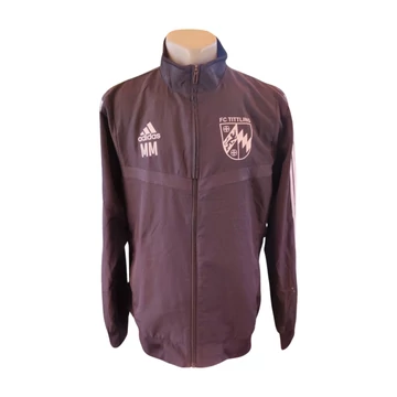 Adidas fekete cipzáras férfi sport pulóver