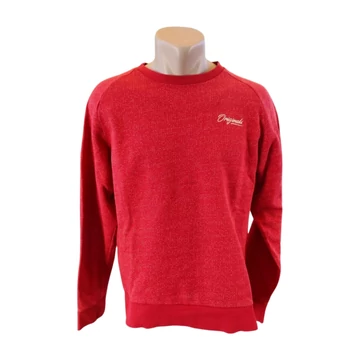 Jack & Jones bordó férfi pulóver