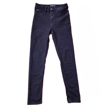 Zara magas derekú skinny fekete női farmernadrág (méret: 38)