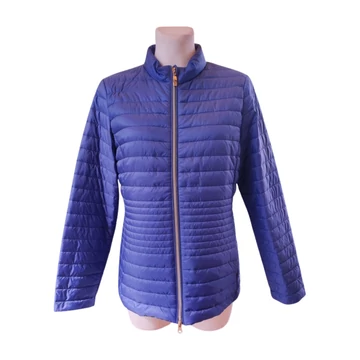 Clarina kék steppelt női kabát 