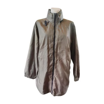 Sötétzöld női széldzseki (méret: 48/XL)