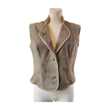 Landgut szürke női bőrmellény