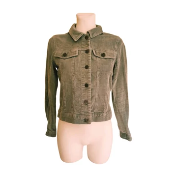 Noisy Way szürke kordbársony női dzseki