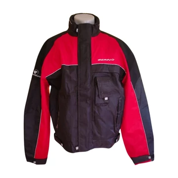 Bering fekete és piros férfi motoros kabát