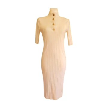 Zara bézs női elegáns ruha (méret: XL)