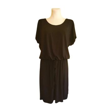Janina fekete nyári pólóruha (méret: 50/XL)