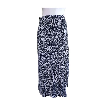 H&M fekete-fehér mintás szoknya (méret: 38)